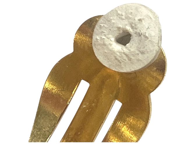 Orecchini a clip Chanel placcati oro - vista 4