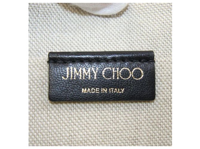 Borsa a tracolla e spalla con catena Jimmy Choo Faye in pelle nera - vista 4