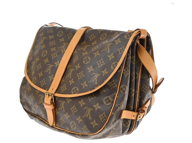 Louis Vuitton Saumur Monogram Canvas 35 - vista 4