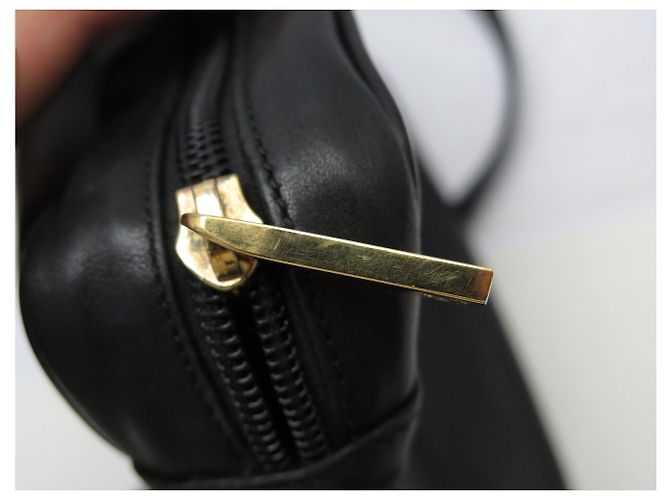BORSA A MANO LOEWE ANAGRAM IN PELLE NERA CON TRACOLLA - vista 12