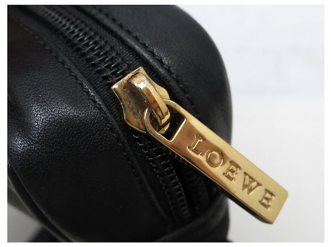 BORSA A MANO LOEWE ANAGRAM IN PELLE NERA CON TRACOLLA - vista 13