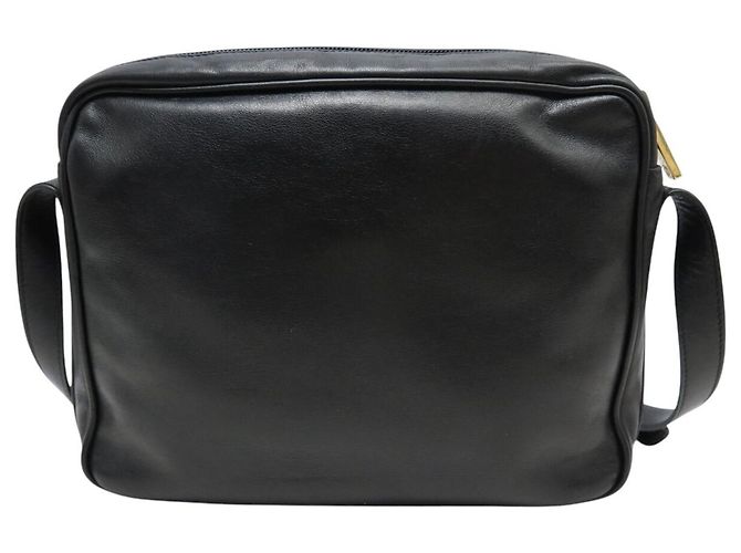 BORSA A MANO LOEWE ANAGRAM IN PELLE NERA CON TRACOLLA - vista 2