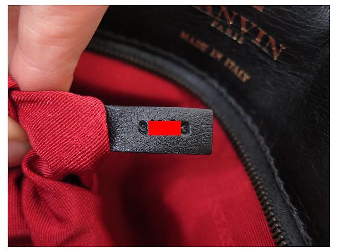 BORSA A MANO LANVIN HAPPY MEDIUM IN PELLE MATELASSÉ NERA TRACCOLLA - vista 15