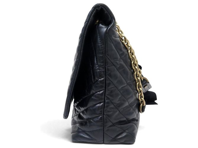 BORSA A MANO LANVIN HAPPY MEDIUM IN PELLE MATELASSÉ NERA TRACCOLLA - vista 4