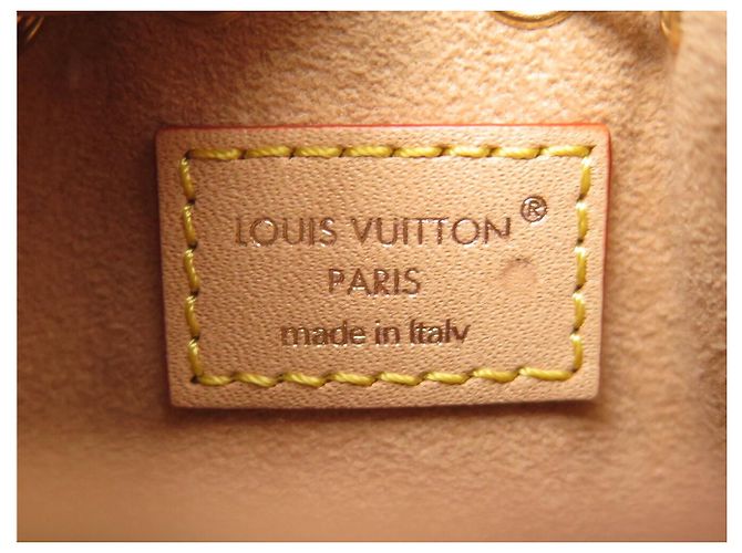 NUOVO CHARM PER BORSA LOUIS VUITTON MICRO NOE M01700 IN TOILE DENIM MONOGRAM - vista 11