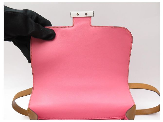 Hermès NUOVO BORSA HERMES CONSTANCE 24 2020 IN PELLE CLEMENCE GOLD BORSA A TRACCOLLA - vista 7