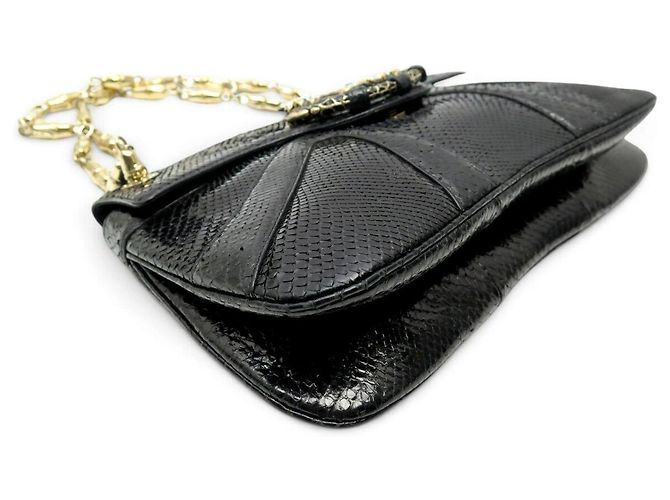 GUCCI DRAGON 135952 TOM FORD SCHULTERTASCHE AUS PYTHONLEDER MIT STRASS - Ansicht 3