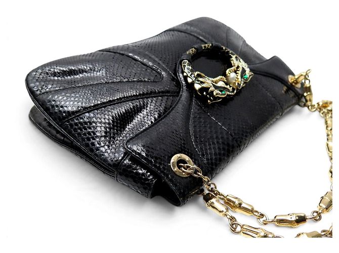 GUCCI DRAGON 135952 TOM FORD SCHULTERTASCHE AUS PYTHONLEDER MIT STRASS - Ansicht 4