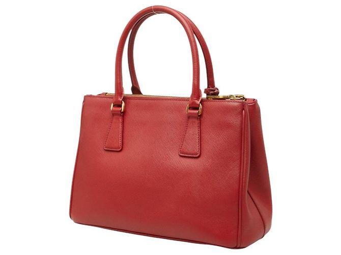 Borsa 2-Way Prada Galleria Saffiano con logo triangolare - vista 2