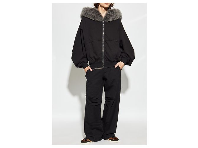 Dolce & Gabbana Sweatshirt mit Pelzbesatz - Ansicht 2