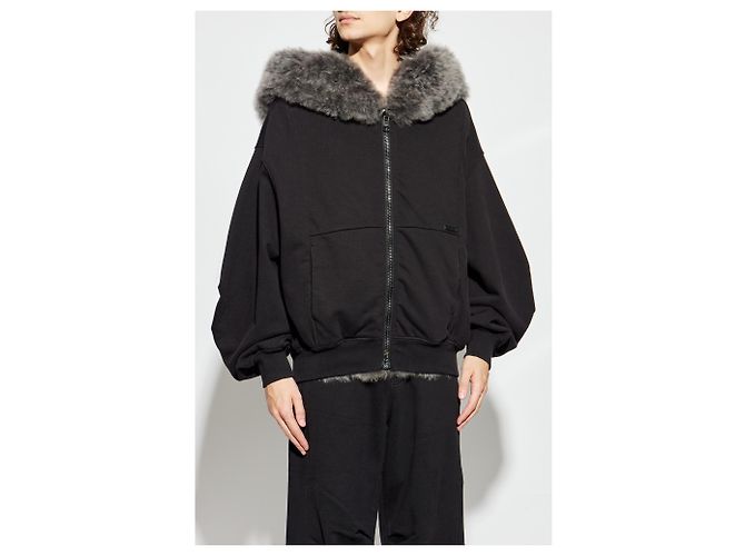 Dolce & Gabbana Sweatshirt mit Pelzbesatz - Ansicht 3