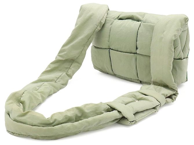 Borsa a tracolla Bottega Veneta Padded Tech Cassette - vista 2