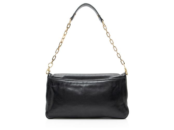 Clutch Tory Burch Leather Reva Bombe - vista 3