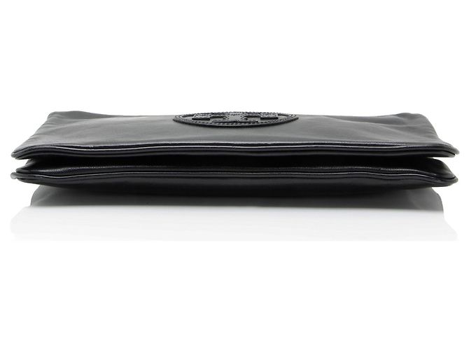 Clutch Tory Burch Leather Reva Bombe - vista 4