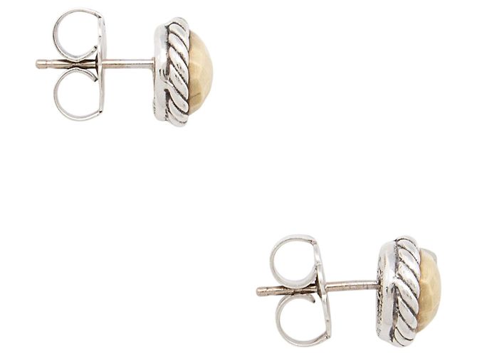 Orecchini a lobo David Yurman Sterling Silver 18k Gold Petite Chatelaine - vista 2