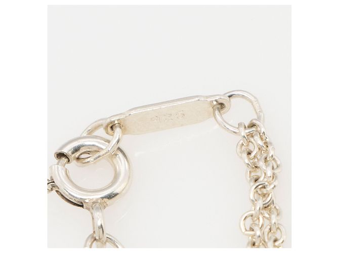 Collana Tiffany & Co. Infinity Double Chain in Argento Sterling - vista 4