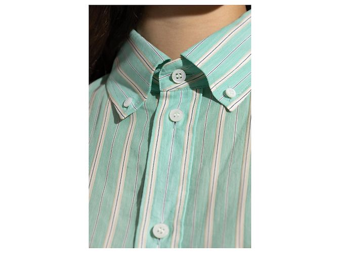 Balenciaga Camisa con estampado de rayas - vista 5