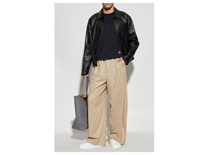 Loewe Wool sweater with striped pattern - view 2