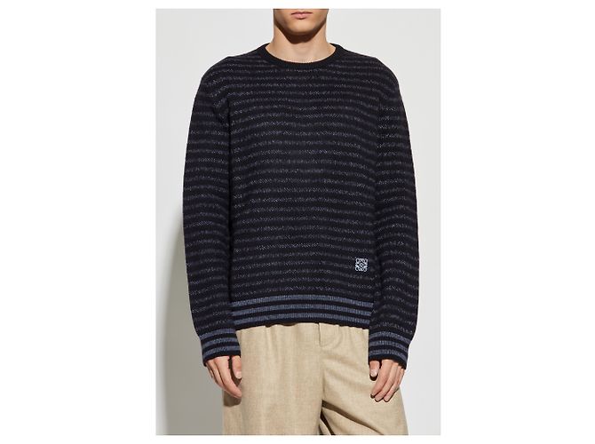 Loewe Wool sweater with striped pattern - view 3