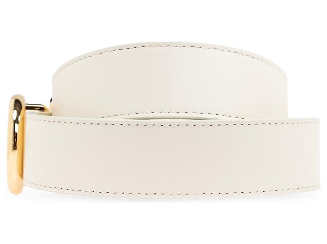 Jacquemus Ledergürtel Creme - Ansicht 3