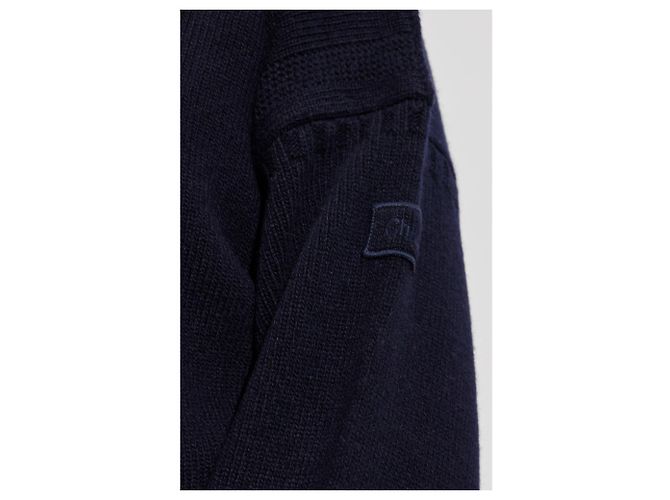 Chloé Wollpullover in Marineblau mit Kaschmir - Ansicht 5