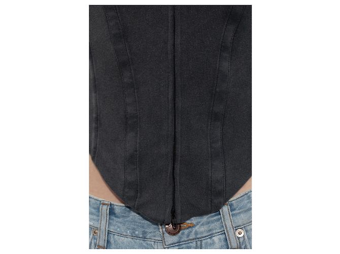 Balenciaga Kapuzenpullover schwarz aus Baumwolle - Ansicht 5