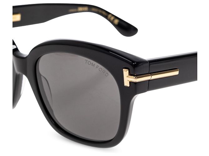 Tom Ford Sonnenbrille Oversized Schwarz Acetat - Ansicht 4