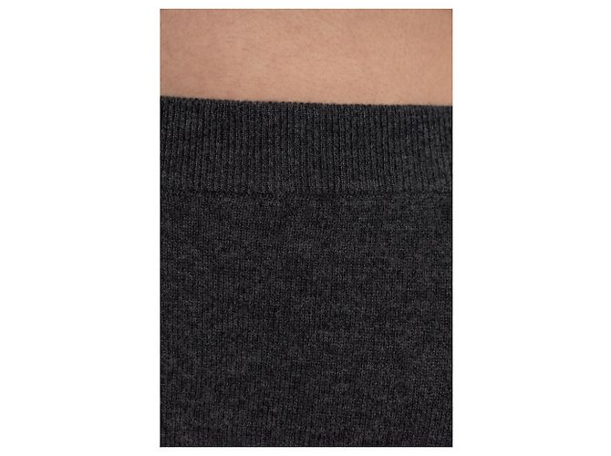 Falda maxi de lana gris Balenciaga - vista 5
