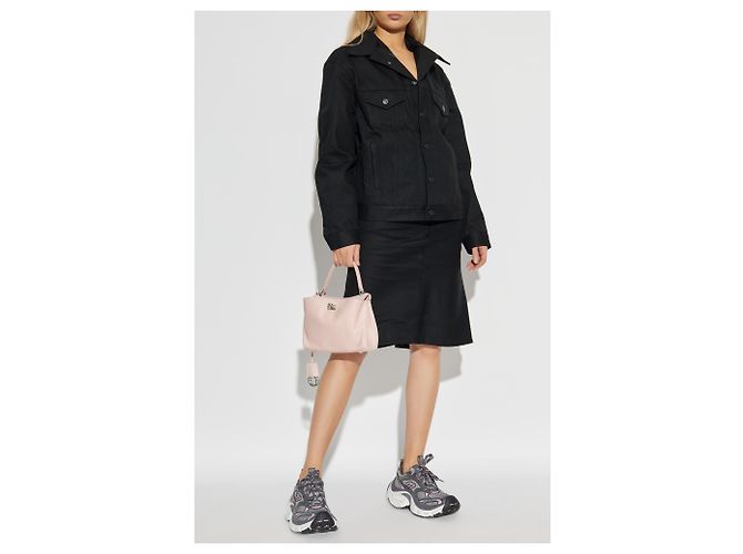 Chaqueta vaquera Balenciaga negra de algodón - vista 2