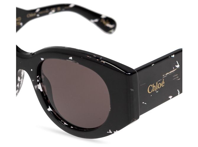 Gafas de sol Chloé negras de acetato - vista 4