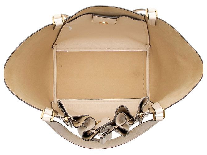 Tory Burch Tote Oversized McGraw Dragonfly in pelle - vista 6