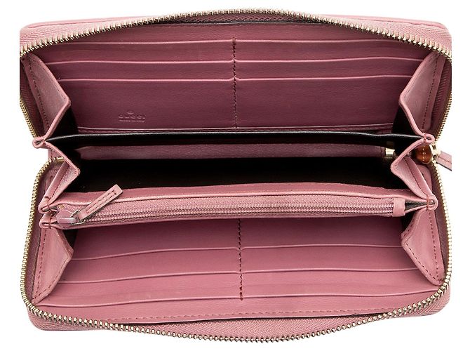 Portafoglio con zip Gucci GG Canvas Sukey - vista 5