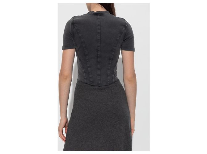 Balenciaga Top con dobladillo asimétrico - vista 4