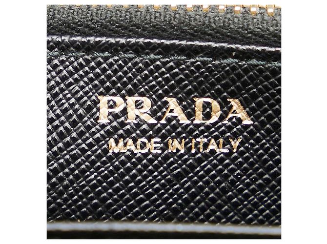 Ribbon Portafoglio lungo Prada con chiusura a zip e nastro - vista 6