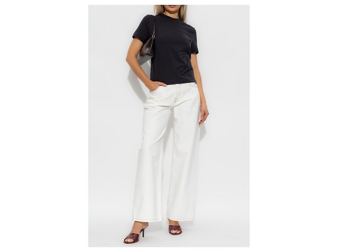 Camiseta Jacquemus Logo Negra de Algodón - vista 2