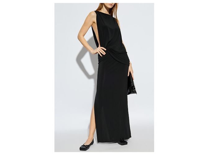 Jacquemus Peplo Longue Kleid Schwarz - Ansicht 2