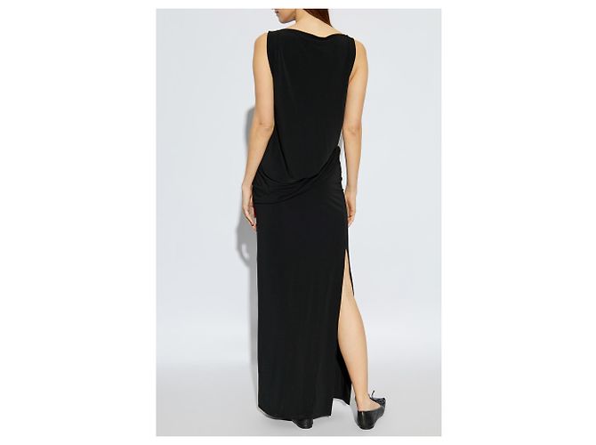 Jacquemus Peplo Longue Kleid Schwarz - Ansicht 4