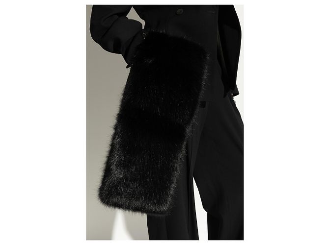 Dolce & Gabbana Kunstpelz-Muff Schwarz - Ansicht 2