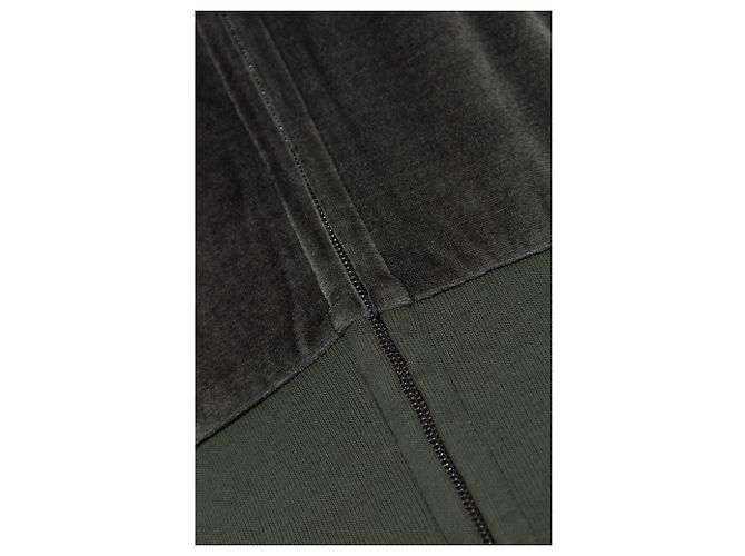 Balenciaga Samt Kapuzenpullover grün - Ansicht 5