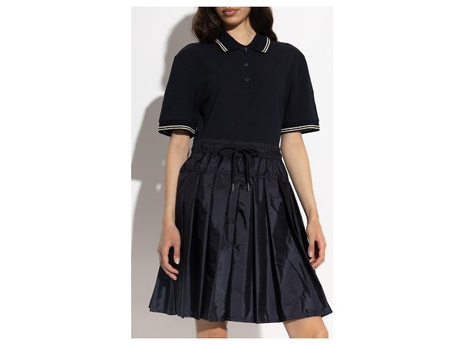 Moncler Polokleid Blau - Ansicht 3