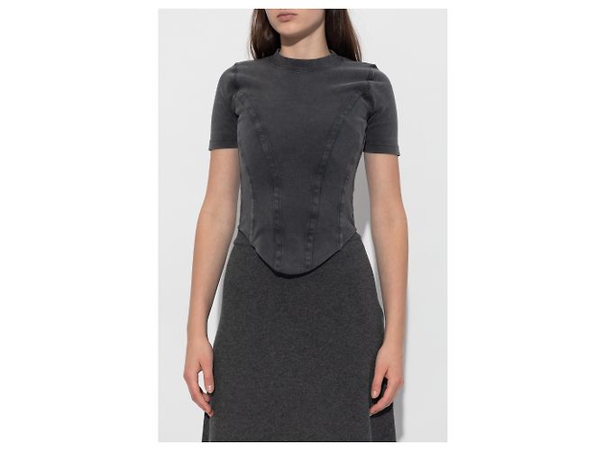 Balenciaga Top con dobladillo asimétrico - vista 3