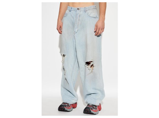 Balenciaga Jeans mit 'Vintage'-Effekt - Ansicht 3