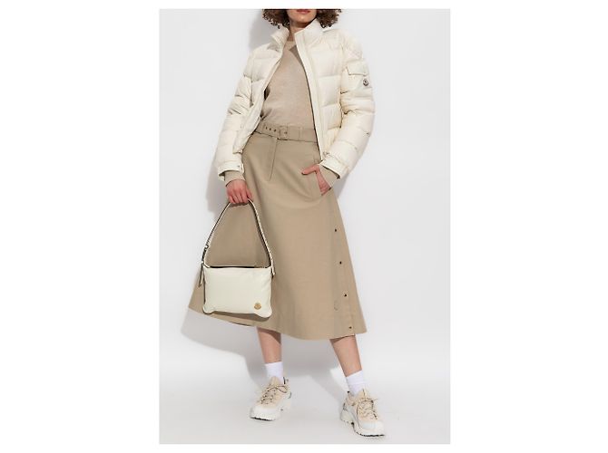 Moncler Kaschmir und Wollpullover Braun Beige - Ansicht 2
