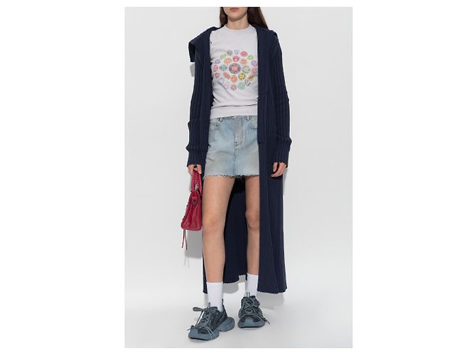 Balenciaga Langer Cardigan mit Taschen - Ansicht 2