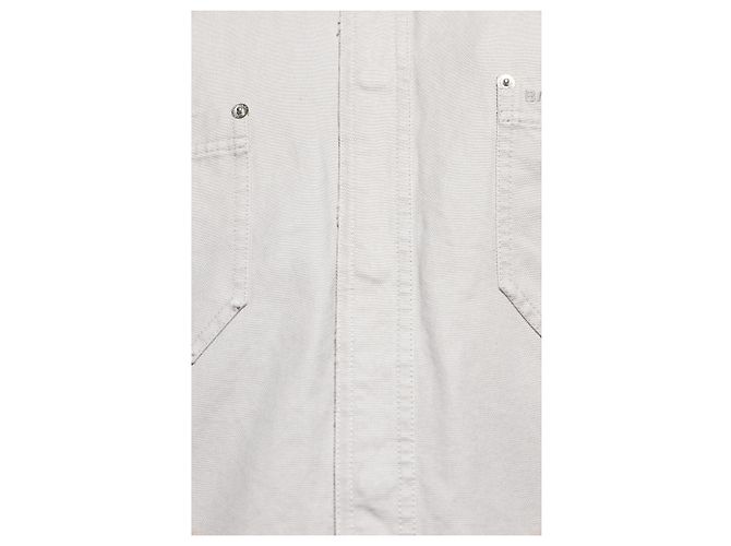 Camicia Balenciaga Pocket in cotone grigio - vista 5