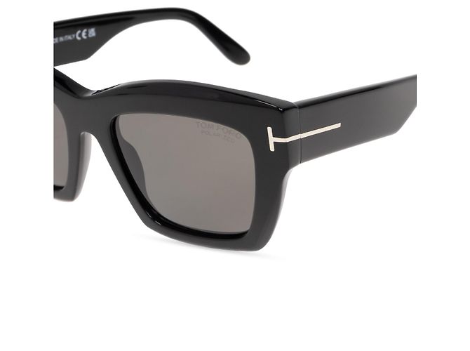 Gafas de sol Tom Ford cuadradas de acetato negro - vista 4