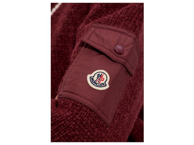 Moncler Wollpullover bordeaux V Ausschnitt - Ansicht 5