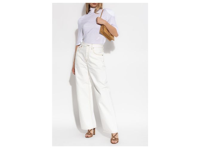 Top Spallina Jacquemus Blanco - vista 2