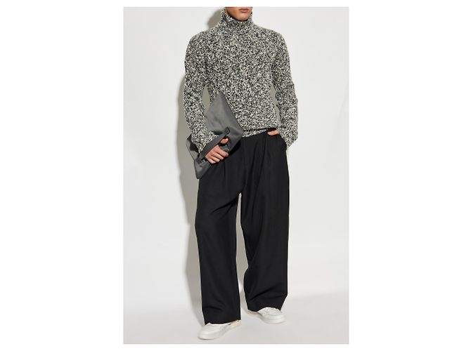 Dolce & Gabbana Wollpullover mit Rollkragen in Grau - Ansicht 2