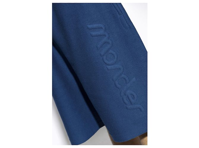 Pantaloncini Moncler in cotone blu - vista 5